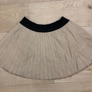 Genuine Leather Pleated Mini Skirt from Zara Circle Skirt Festival Fairy Skirt
